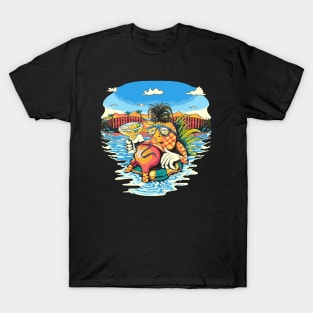 Exotic Elegance: Pineapple Grove T-Shirt